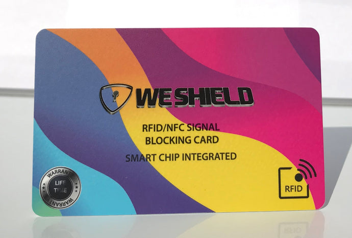 WeShield® RFID/NFC Signal-blocking Card –Advanced Contactless Card Protector – RFID proof