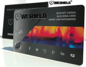 WeShield® RFID/NFC Signal-blocking Card –Advanced Contactless Card Protector – RFID proof